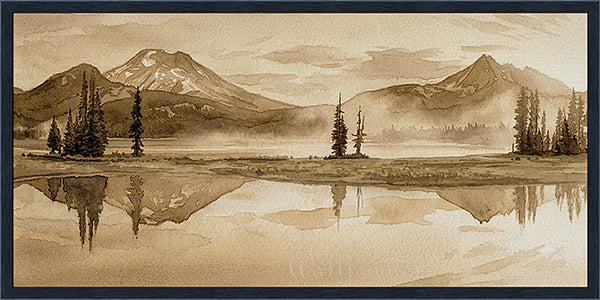 Mountain Lake Landscape