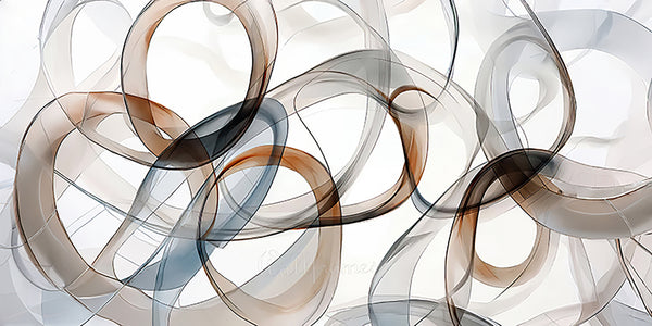 Swirling Ribbon Loops
