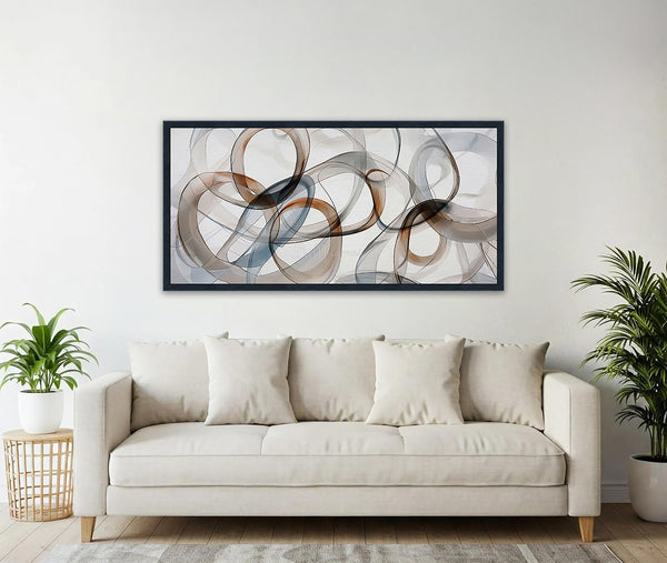 Swirling Ribbon Loops