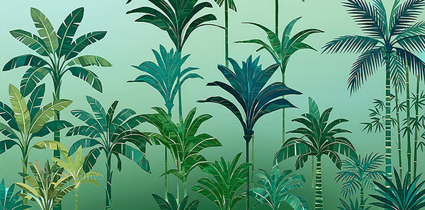 Tropical Green Palms