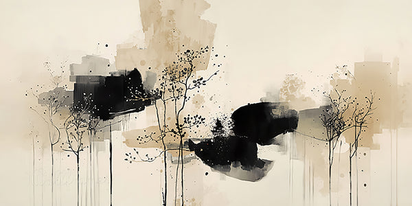 Ink Splash Trees
