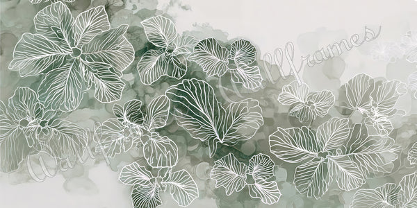 Ethereal Emerald Florals