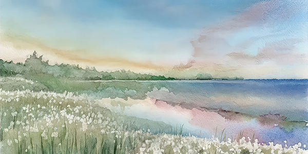 Serene Coastal Landscape