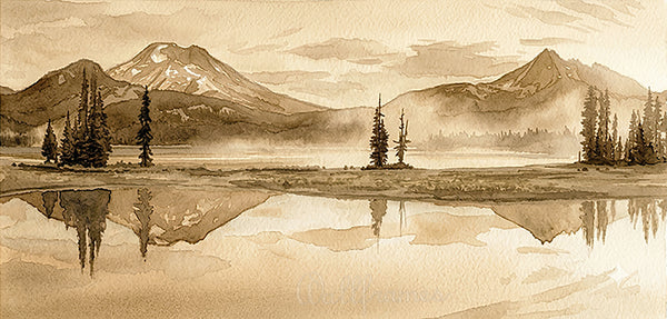 Mountain Lake Landscape