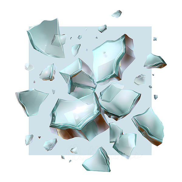 Floating Mineral Forms 1